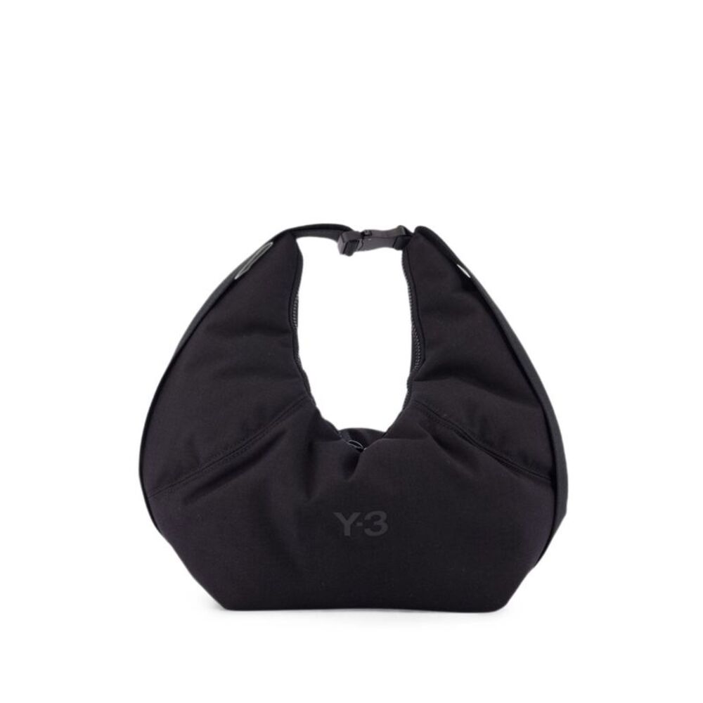 Y-3 Women Logo Nylon Hobo Bag